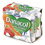 DANACOL DRINK 0 % 6 X 100 ML AARDBEI